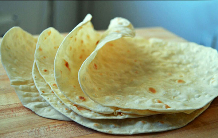 نان لواش خانگی