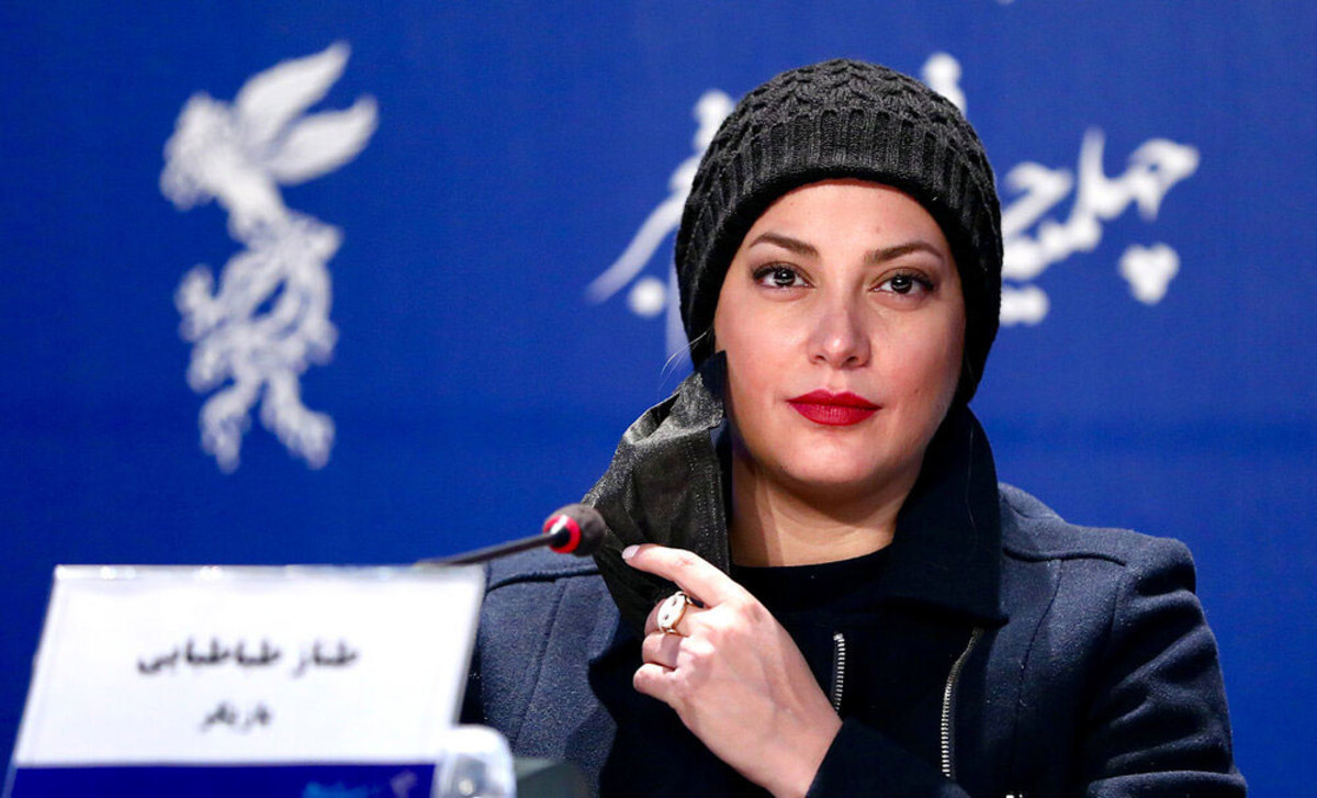 طناز طباطبایی با گریم یاغی